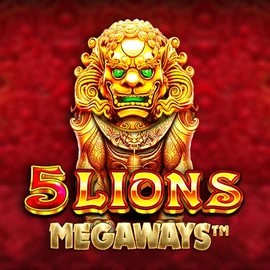 5 Lions Megaways slot logo by Pragmatic Play at Iris Casino